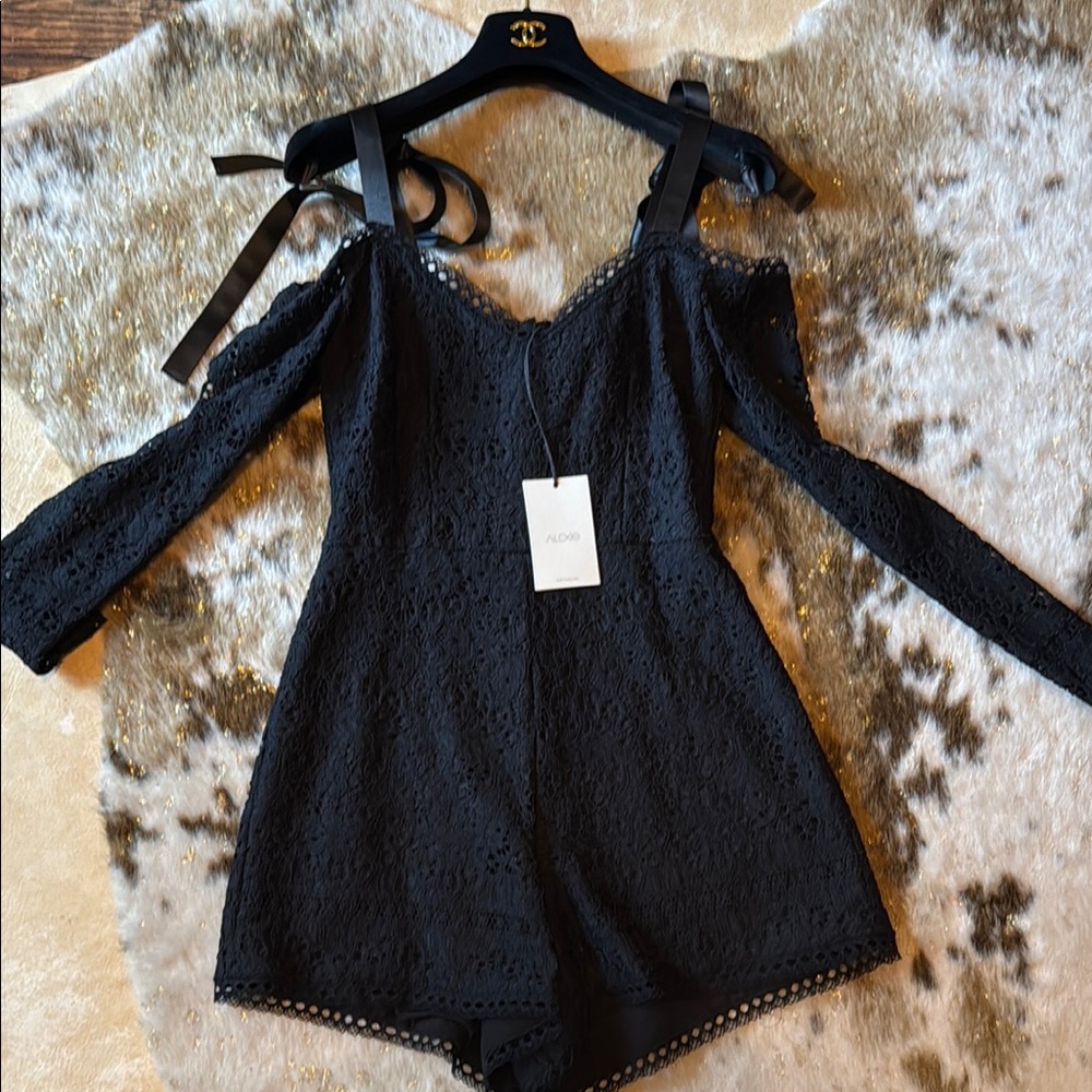 Alexis Black Lace Jumpsuit